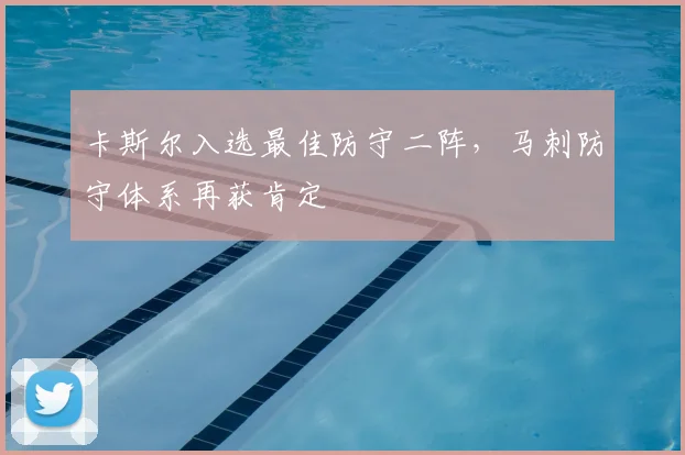 卡斯尔入选最佳防守二阵，马刺防守体系再获肯定